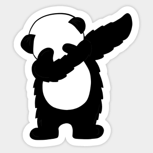 Cute Dabbing Panda Bear Dab Dance Sticker